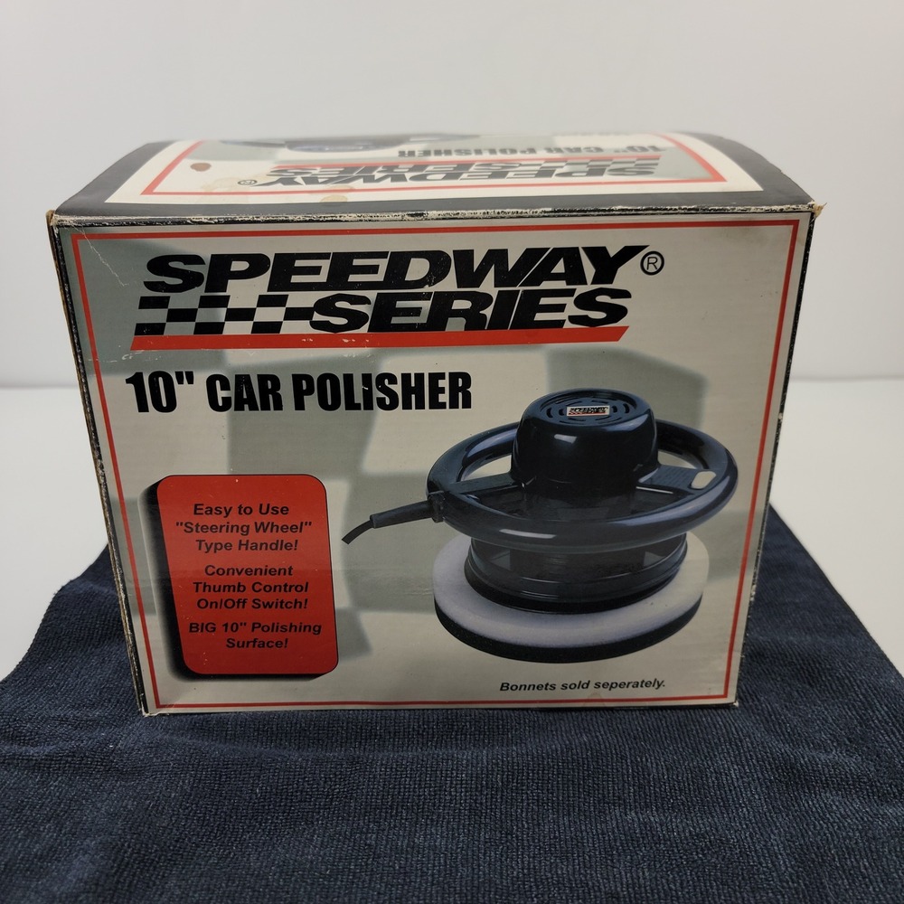 Speedway Series 10 Inch Car Polisher 120V 2580 RPM Blue WAX10/01360